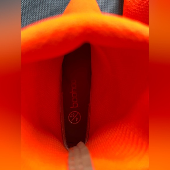 Boohoo knitted low block heel sock boots - Picture 4 of 5